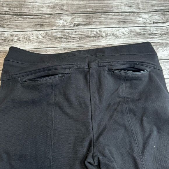 Ann Taylor LOFT Petites Women's Black Skinny Fit Heavy Jeggings 6P 6 Zip Pockets - Picture 8 of 14